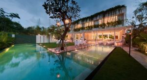 Seminyak villas on the beach